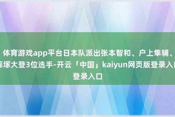 体育游戏app平台日本队派出张本智和、户上隼辅、篠塚大登3位选手-开云「中国」kaiyun网页版登录入口